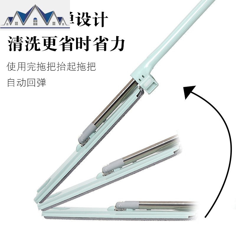 免手洗平板拖把家用木地板干湿拖地一拖懒人两用免洗地拖布净 三维工匠