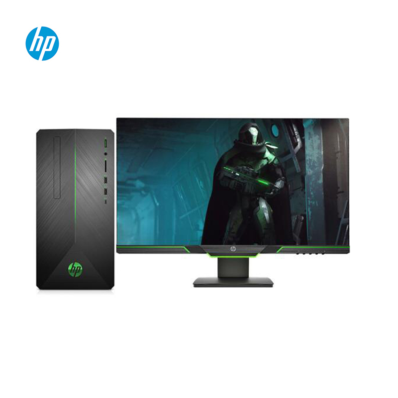 惠普(HP)暗影精灵3 台式电脑整机(i5-8400 8G 1T+128GSSD GTX1060 三年上门)24