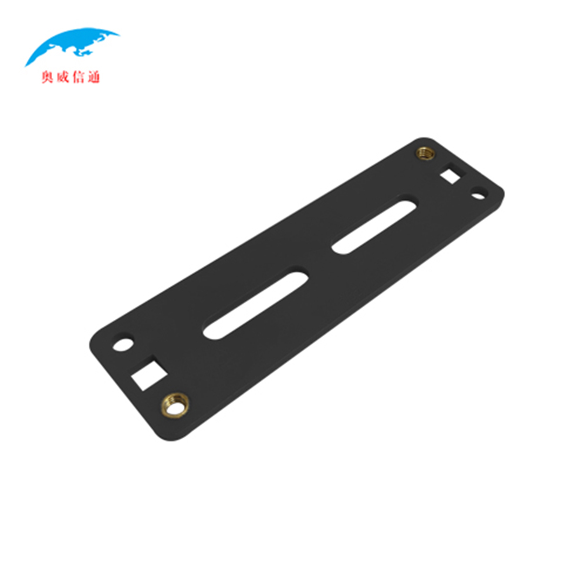 奥威信通 钢制动力固线器 钢多孔长孔 压线板理线夹压板 个 黑色长孔135mm