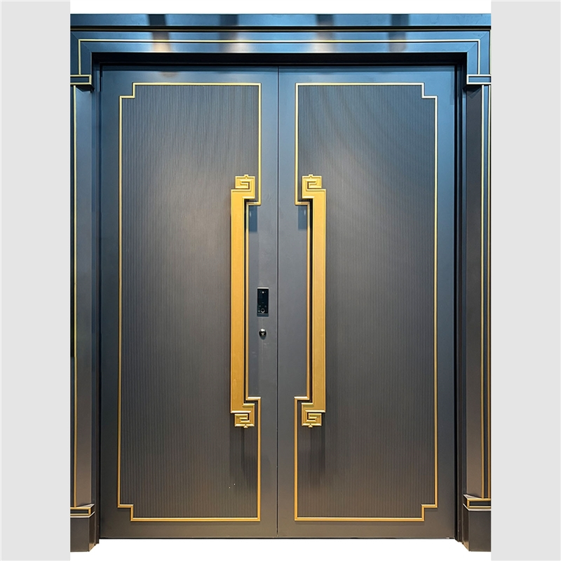 古达定制铸铝门别墅大门双开盗门进户入户子母门家用农村自建房大门