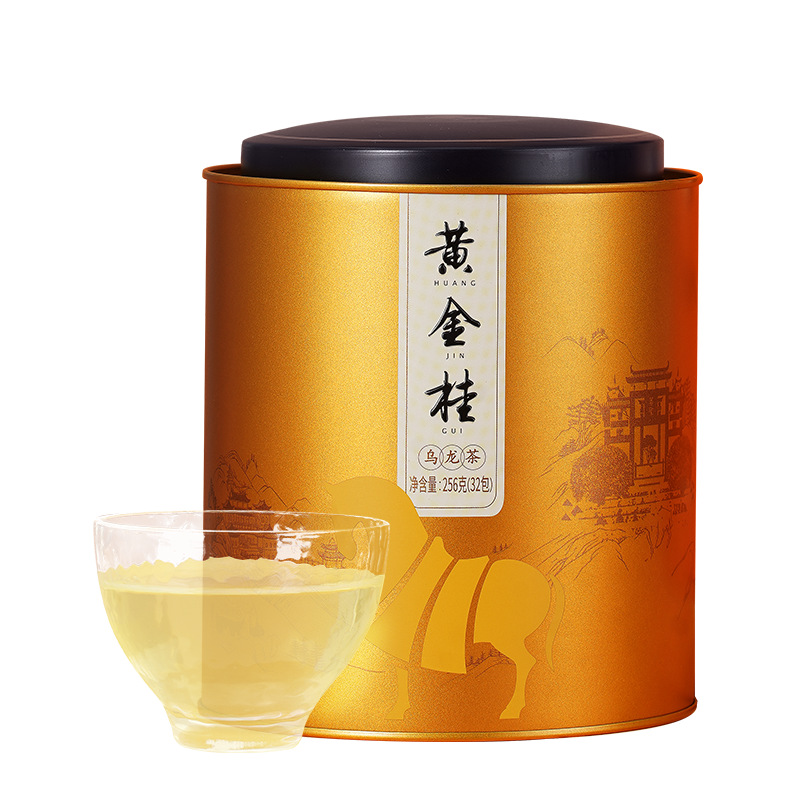 八马茶业aa1354福建安溪原产黄金桂桂花香乌龙茶茶叶罐装256g