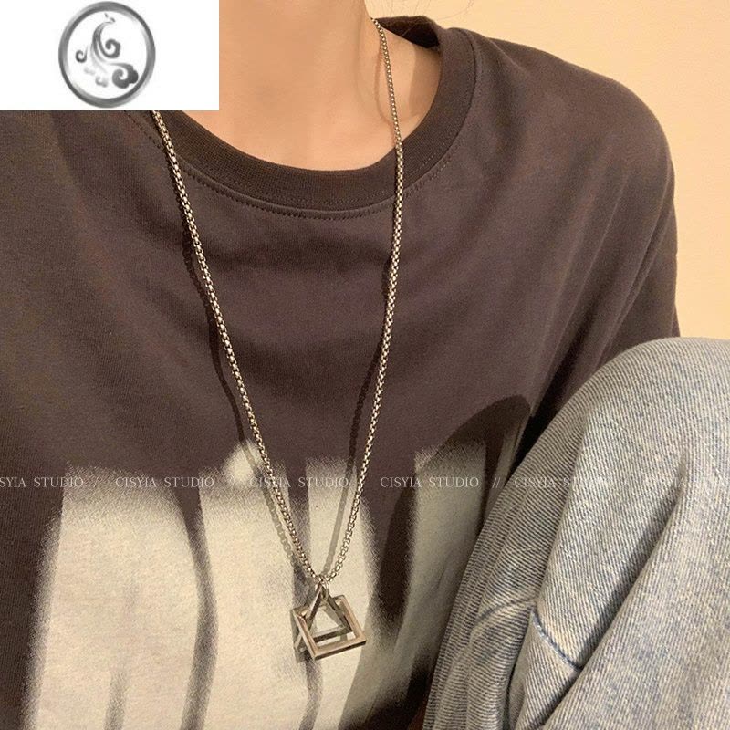 JiMi长款毛衣链设计感小众轻奢气质高级感卫衣项链女款2023新款图片