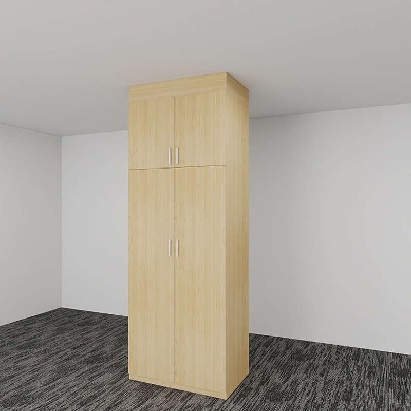 双朗 衣柜 L2208017 1000*600*2600mm 浅胡桃色 件高清大图