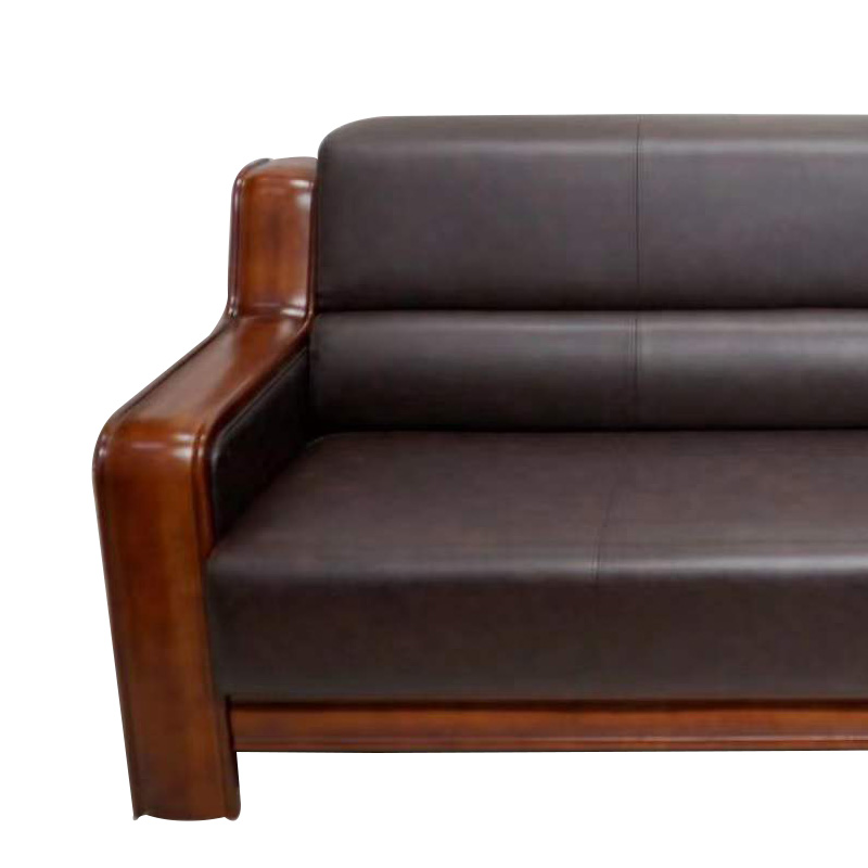 匡大 办公沙发 皮艺沙发 办公室接待沙发 西皮 三人位 KDT662高清大图