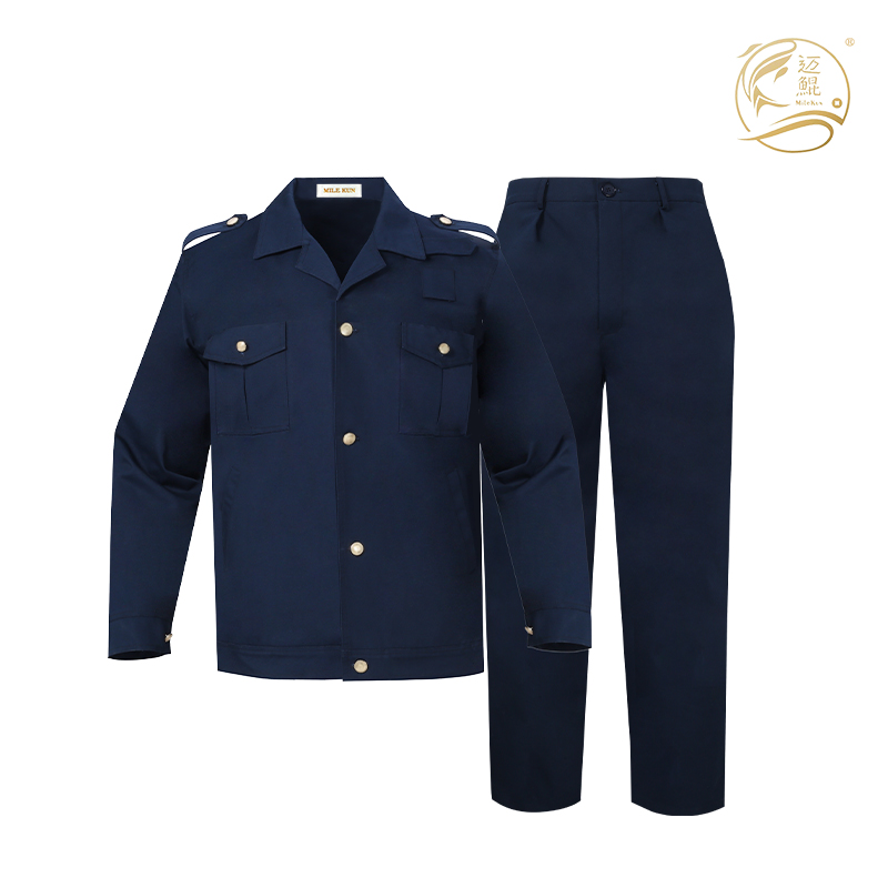 夏季长袖工作服T-009高清大图