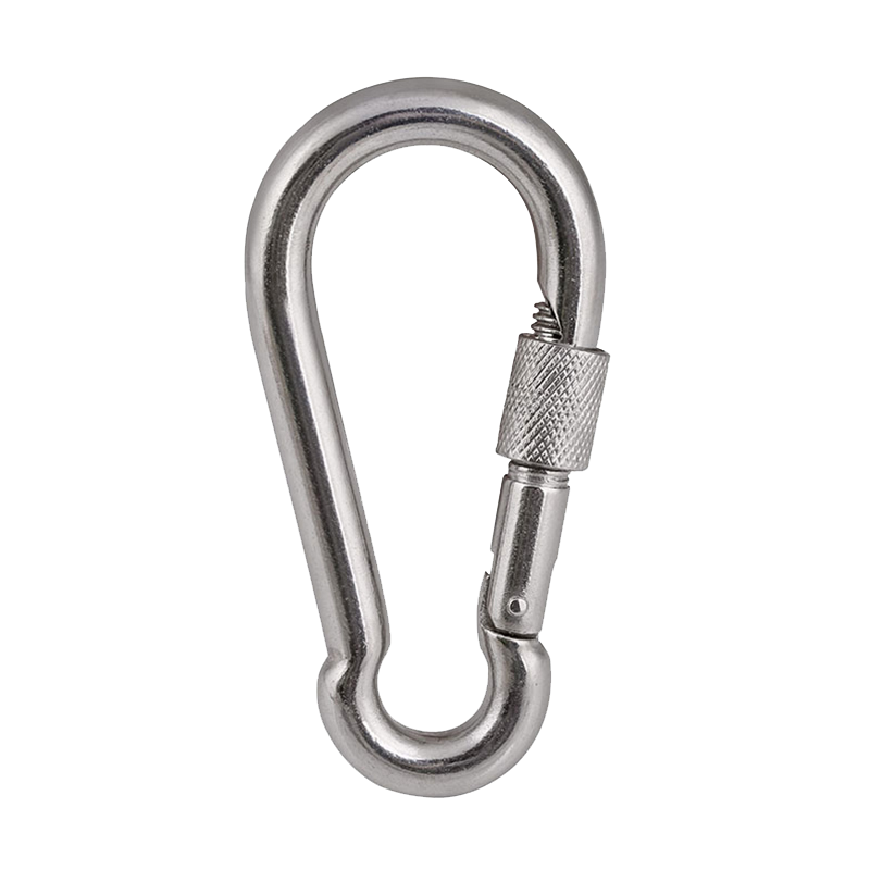 3M 不锈钢弹簧扣 连结扣链条扣 安全扣起重挂扣锁扣【带锁】