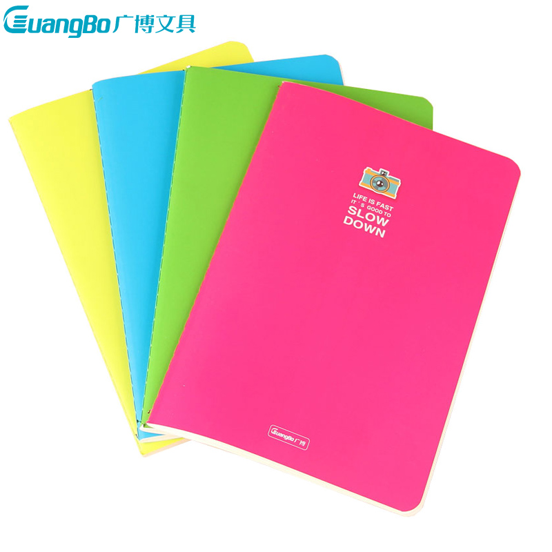 广博FB60041 40页A5缝线本10本装 多彩心情缝线本 笔记本文具 时尚本册 颜色随机 笔记本/记事本高清大图