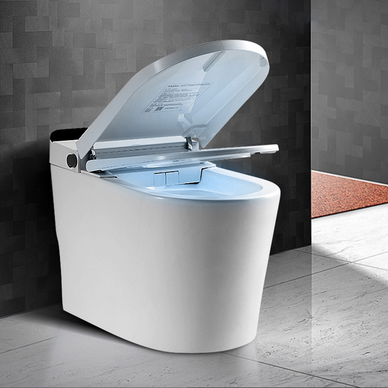 海尔(haier)卫玺h4-4026智能马桶一体机节水虹吸坐便器全自动马桶即热