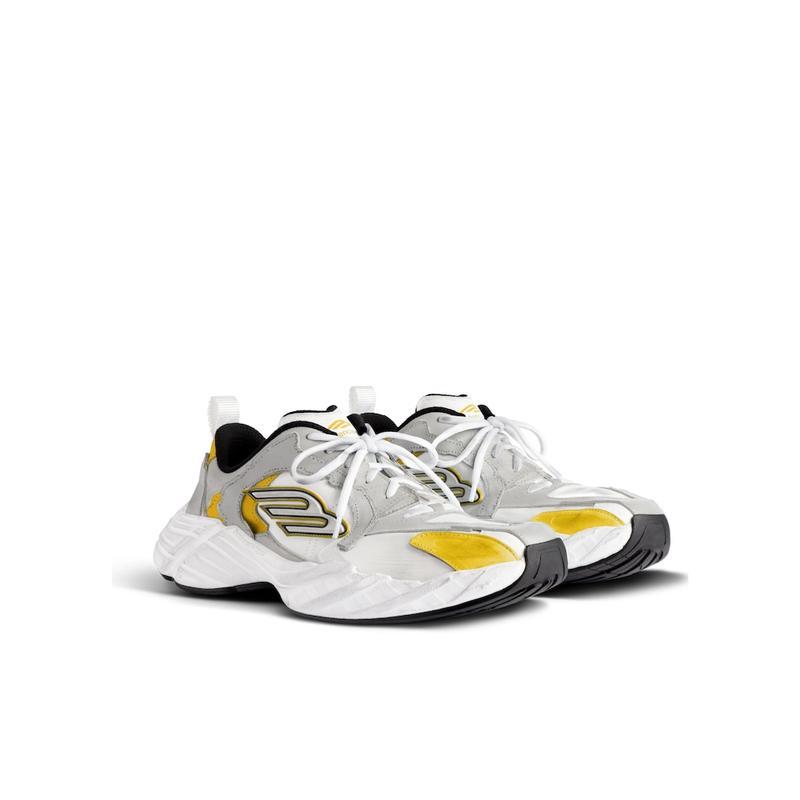 Balenciaga/巴黎世家牛皮拼接涤纶跑步鞋男士轻便运动鞋潮流休闲