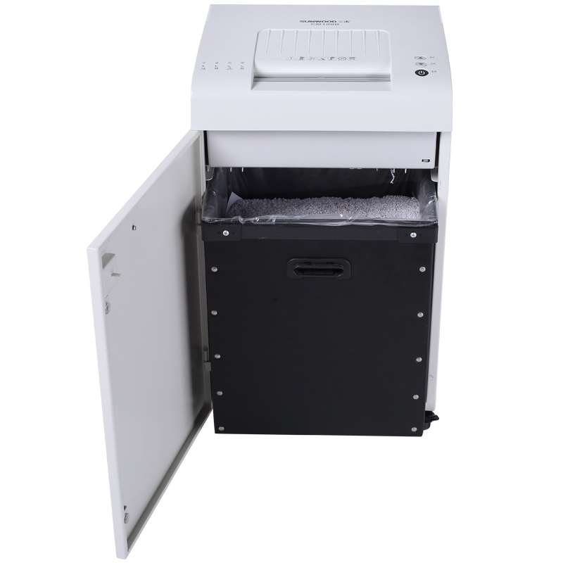 汉王(Hanvon)HW-610DS德国5级高保密碎纸机 段状高速碎纸52L大容量办公文件纸张粉碎机