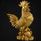 家柏饰(CORATED)铜鸡摆件铜大号公鸡生肖鸡金钱福字鸡家居客厅卧室 4号金钱鸡