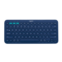 罗技(Logitech)K380蓝牙键盘 蓝色+鼠标垫-CS