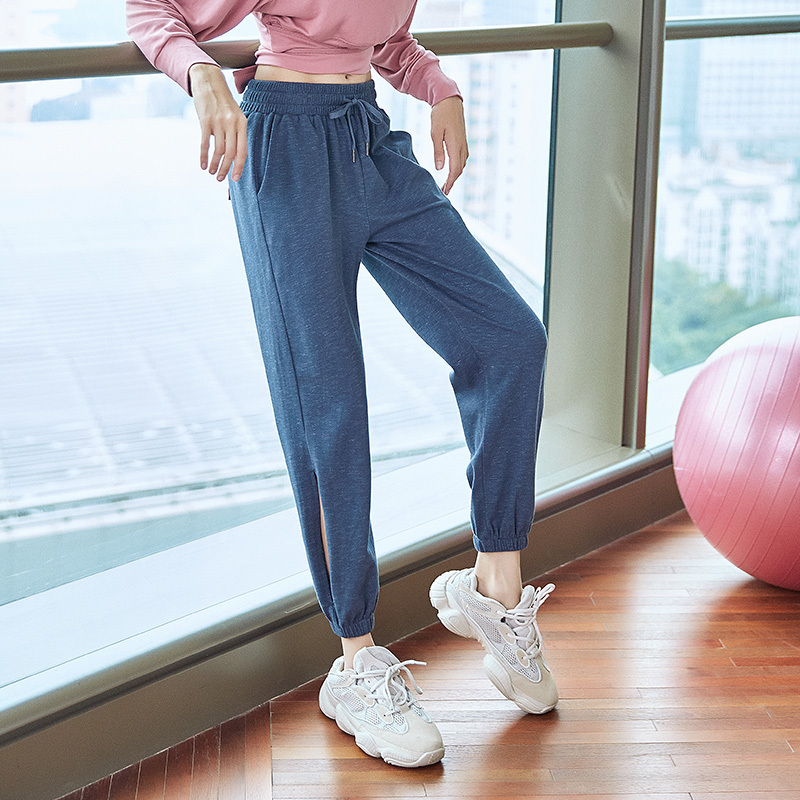 运动裤女宽松秋季薄款束脚收口显瘦休闲新款透气跑步瑜伽健身长裤