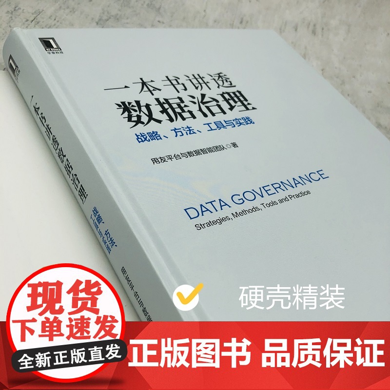 一本书讲透数据治理:战略方法工具与实践 用友平台与数据智能团队 用户画像 DAMA 标签 数据管理 著机械工业出版社 计高清大图