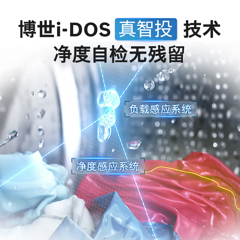 博世 WGE252A0AW+WQA254D00W 云朵白 热泵烘干机 洗烘套装智能投放 除菌除螨高清大图