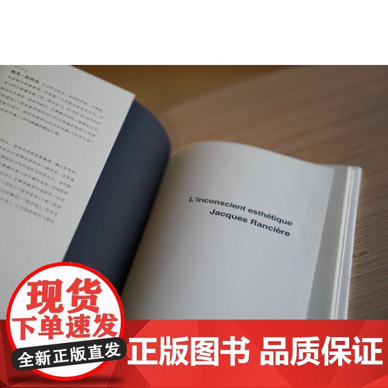 审美无意识 当代激进思想家译丛 雅克·朗西埃 美学精神分析弗洛伊德文学艺术 折射集 南京大学出版社高清大图