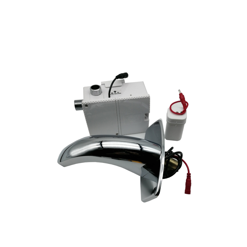 南方卫通 感应式水龙头智能全自动出水 单冷两件套(直流电池)不带进水管 铜体/塑钢体2302 套(塑钢体NF-134)高清大图