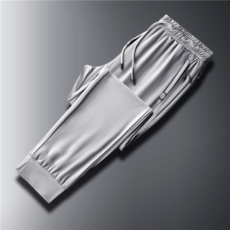 裤子男款夏季潮流断腰包边速干裤透气运动休闲长裤大码男裤麟名