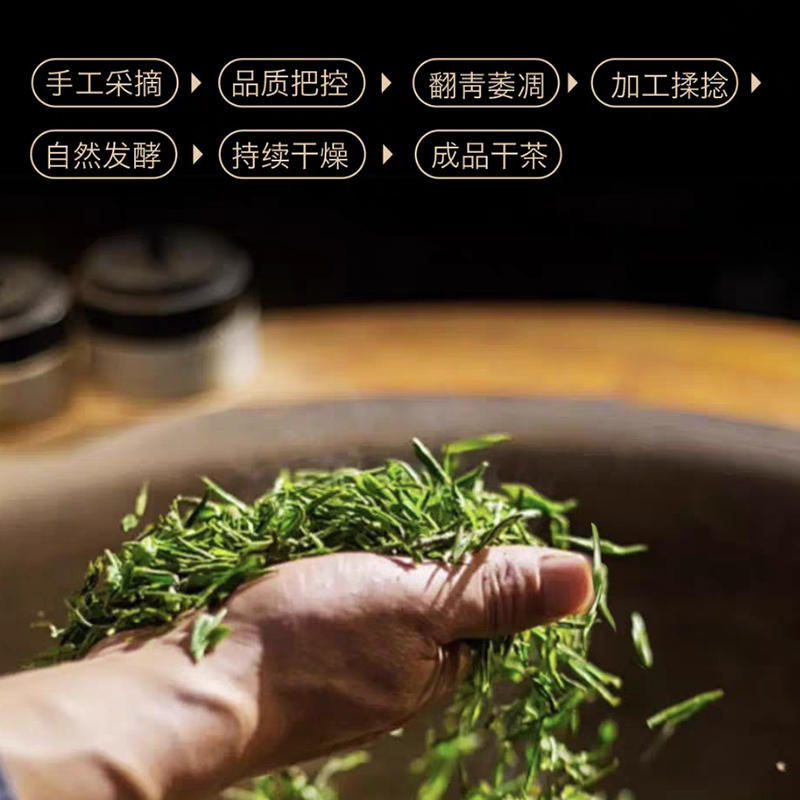 八百秀才 英德绿茶250g/罐*2高清大图