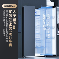 康佳(KONKA) 406升双变频对开门双开门电冰箱 家用风冷无霜超薄大容量除菌净味技术BCD-406WEGT5SP