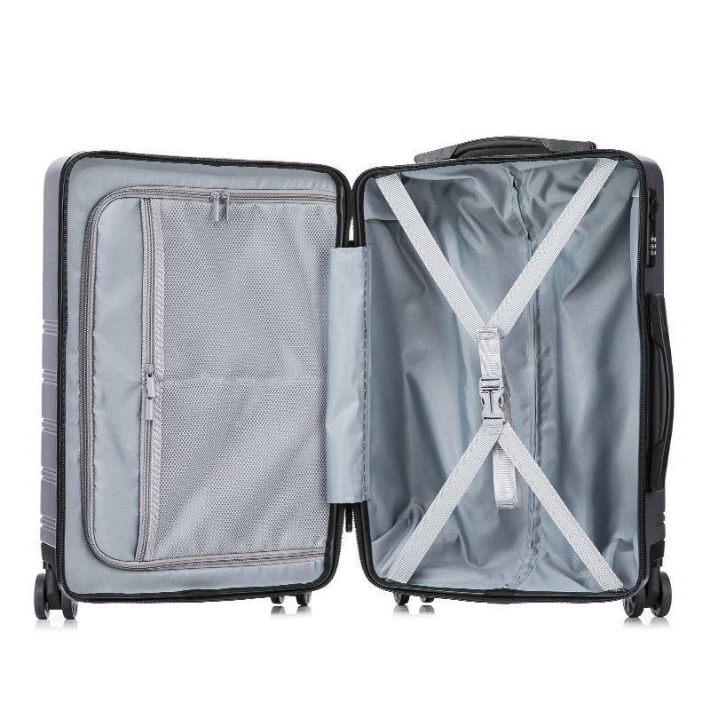 苏宁宜品经典旅行拉链箱男女时尚拉杆箱行李箱登机箱学生密码锁结实