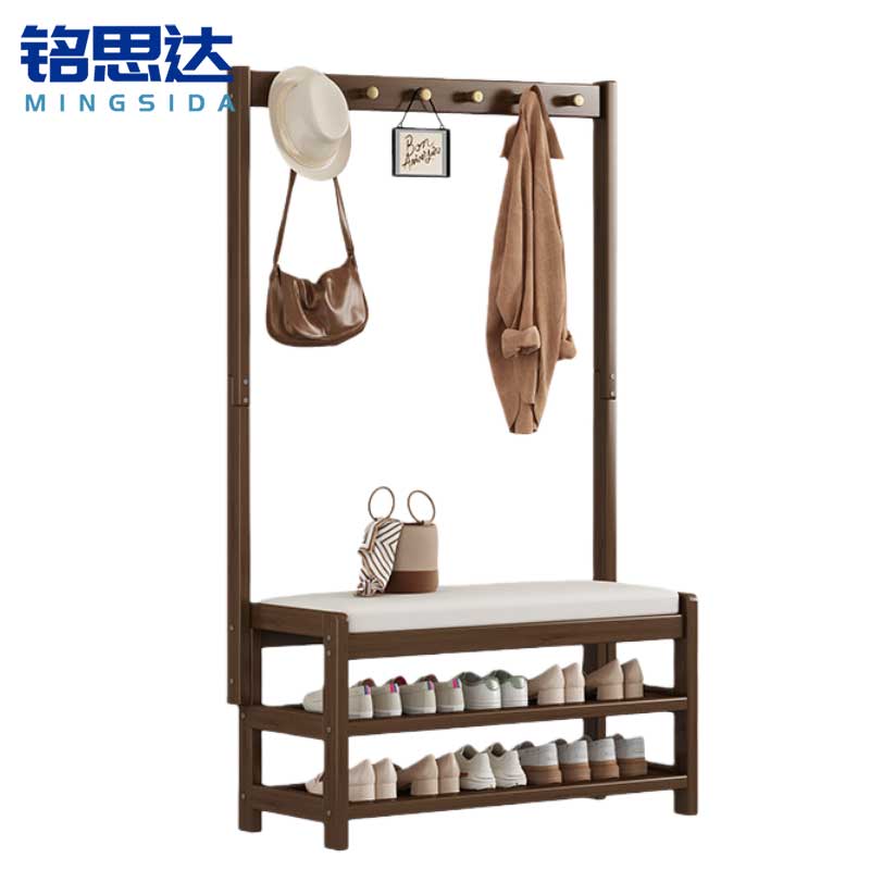 铭思达 衣 帽 架换鞋凳高清大图