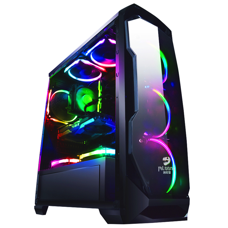 名龙堂(MLOONG)甲龙C4T台式吃鸡游戏电脑主机DIY组装机(六核i5 8400 8GB 240GB GTX1060 6G独显)