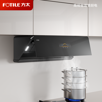 方太CXW-258-02-F1S-G油烟机抽油烟机燃气灶家用大吸力油烟机 26巡航风量 齐平橱柜[灰]