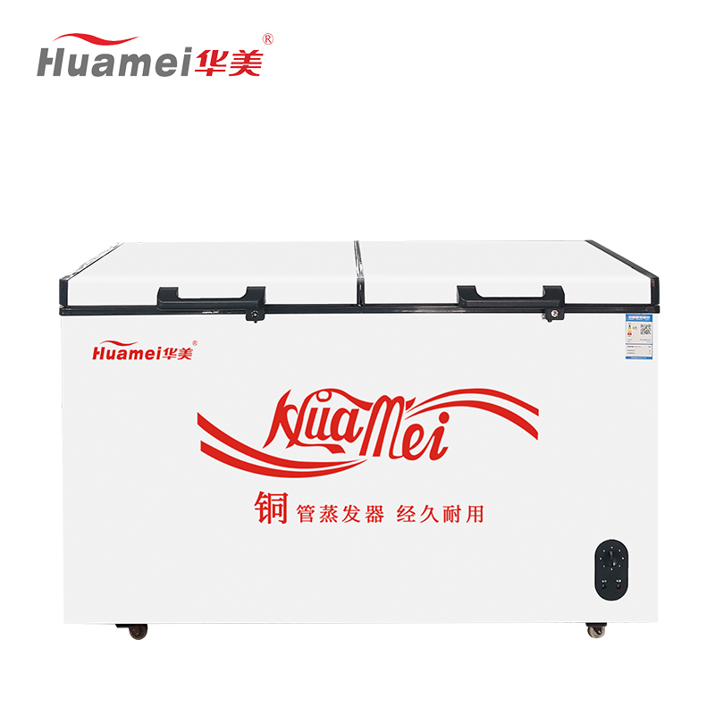 华美(Huamei)BC/BD-738升厨房商用保鲜设备顶开门冰柜 冷藏冷冻转换 节能单温冰箱 家用商用卧式冷柜展示柜
