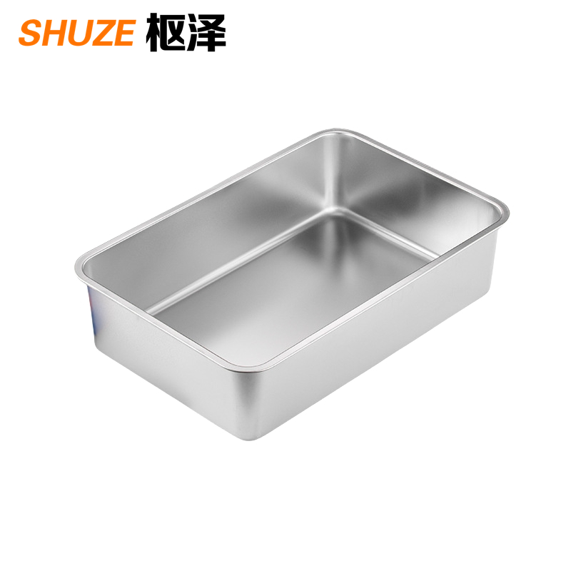 枢泽 不锈钢餐盆 60*40*15CM 个高清大图