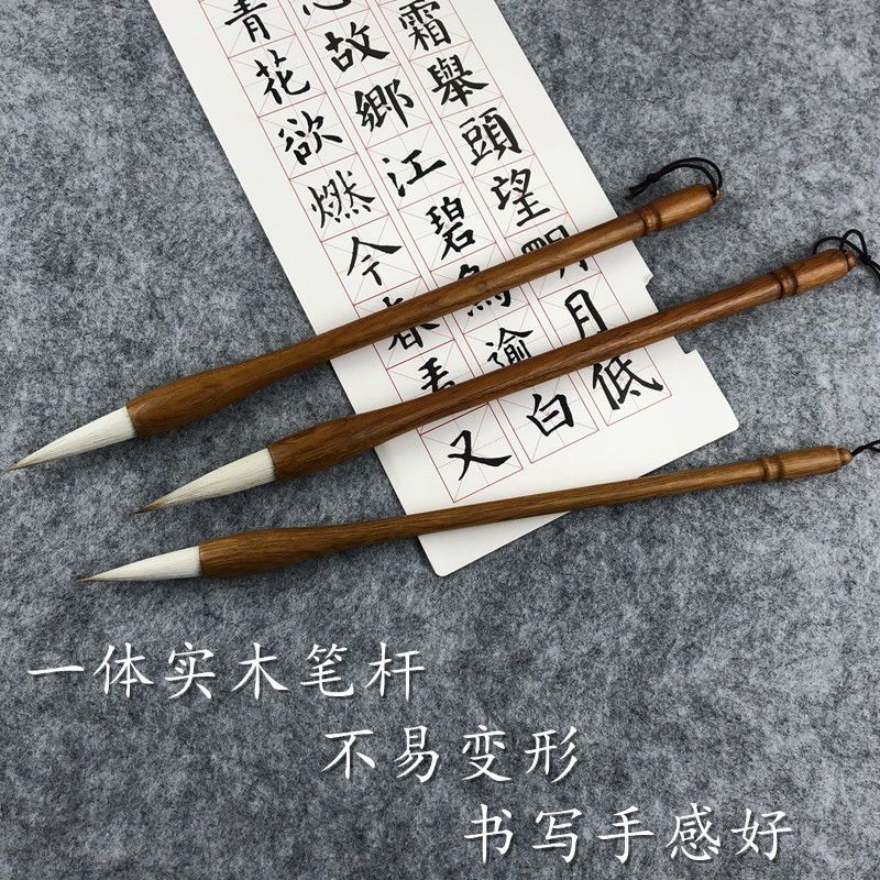 栗成筆 特大 大風堂牛耳毫 新品 ダルマ軸 書道 半紙 条幅 栗成筆 特大 大風堂牛耳毫 新品 ダルマ軸 書道 半紙 条幅