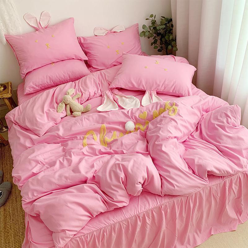 家柏饰(CORATED)款床上磨毛四件套儿童女孩单人床上用品床单被套三件套高清大图