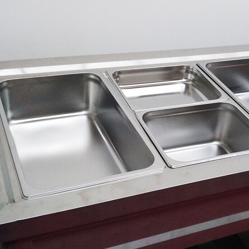 lc-s1保温售饭机 商用电热保温汤柜 保温台售饭车售饭台快餐车 四格