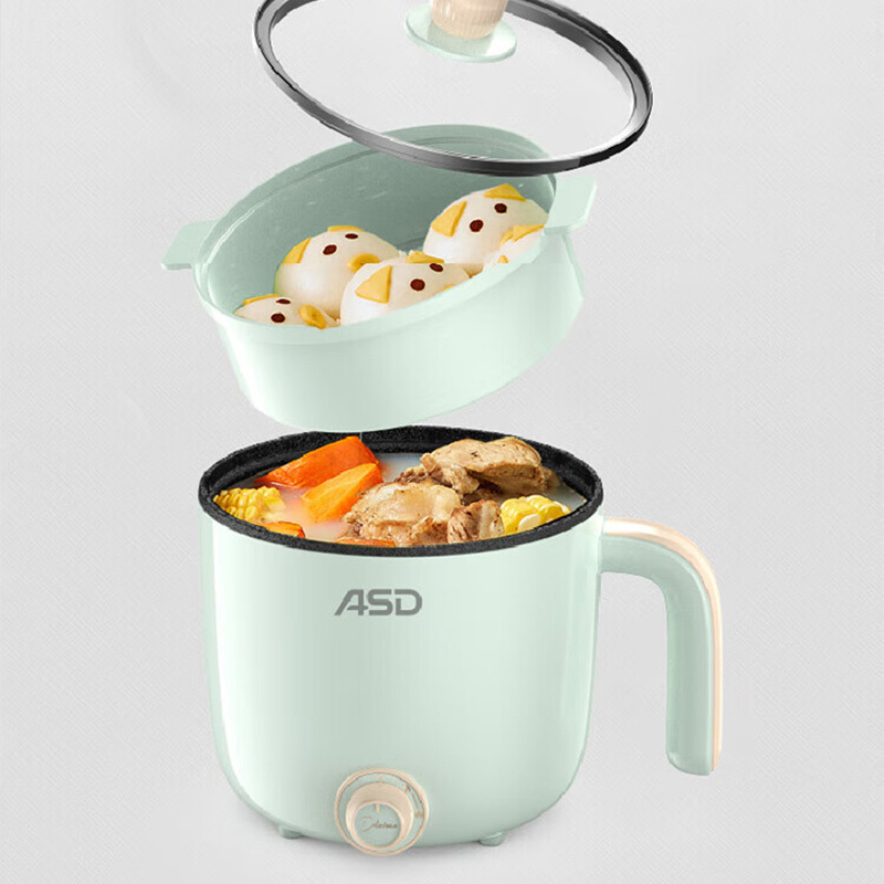爱仕达电煮锅1.2L容量轻巧mini系列AH-Y06J418高清大图