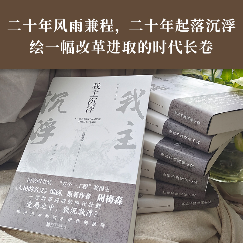 [正版]我主沉浮 周梅森 教科书级反腐小说 纵览风云人物,看二十年起落沉浮 中国当代长篇小说 人民的名义官场小说人间正高清大图