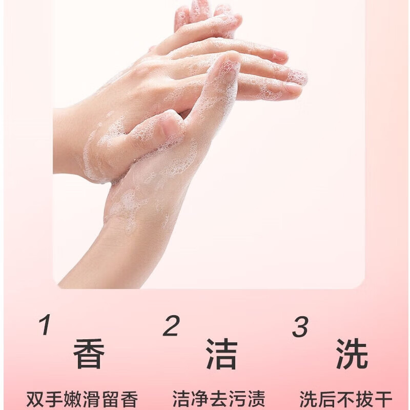 白猫 玫瑰香氛滋润洗手液309g (单位:瓶)高清大图