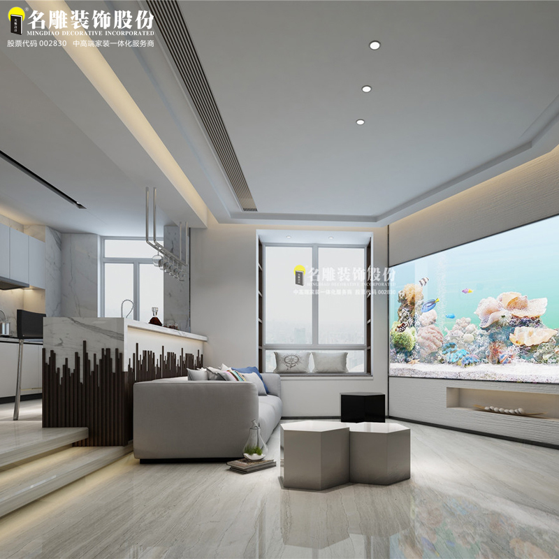 名雕装饰 室内装修设计效果图现代风格家装设计施工半包深圳装修公司免费上门量房