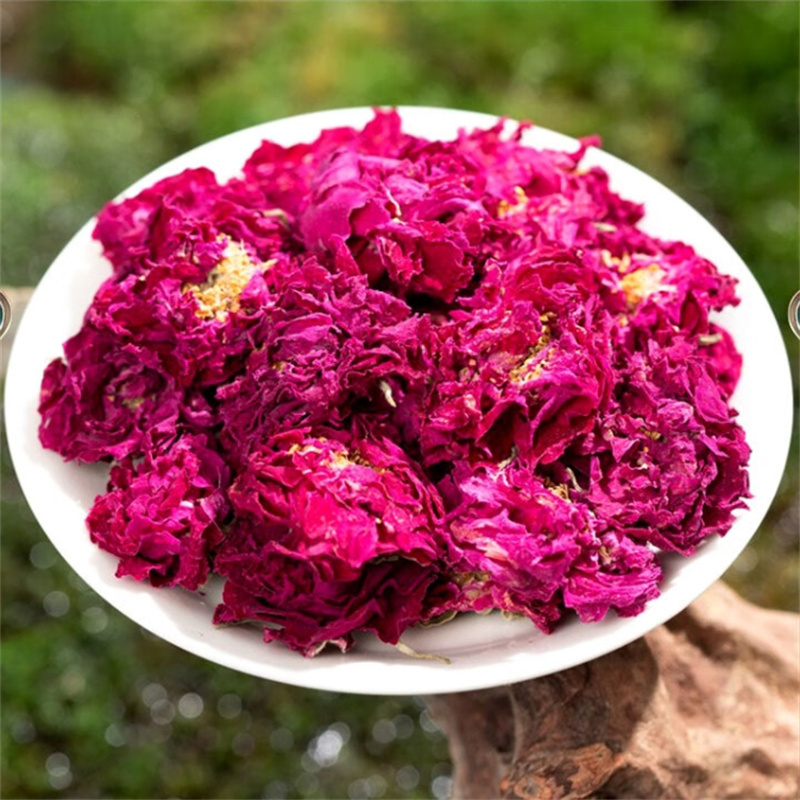平阴玫瑰花花茶整朵干玫瑰花干花瓣无硫重瓣玫瑰花正品新货官方店