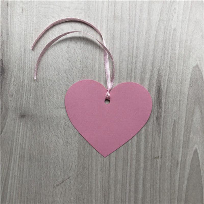 情人七夕空白爱心形小卡片书留言结婚庆礼桌卡心愿墙吊卡挂绳贺卡