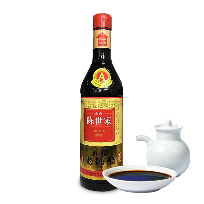 陈世家精制五粮老陈醋500ml五谷酿造
