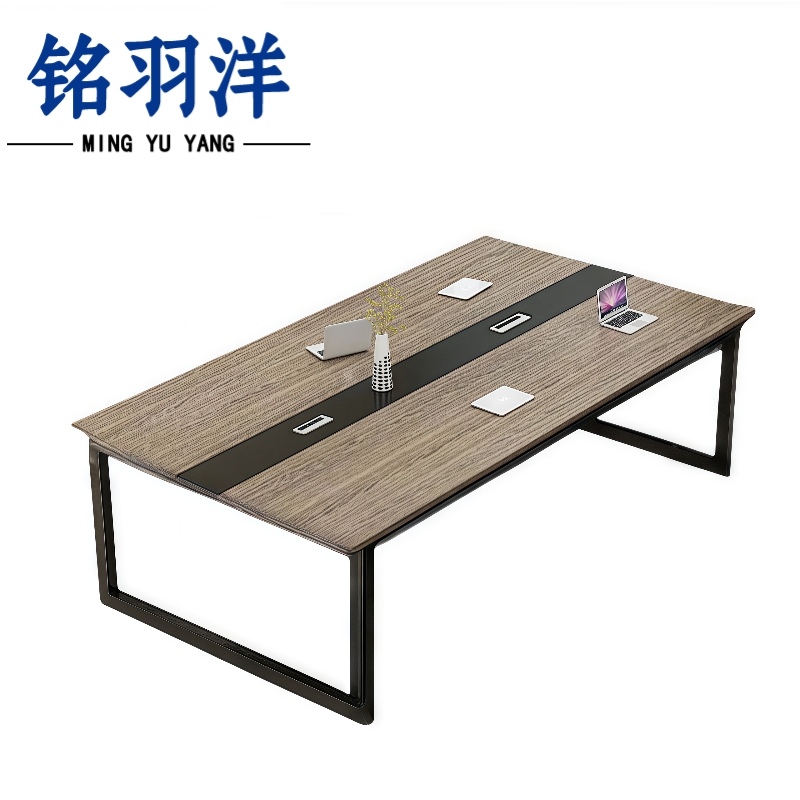 铭羽洋会议桌2000*800*740mm张高清大图