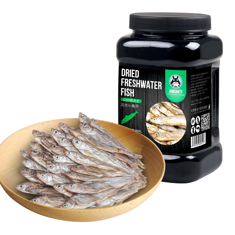 淡水小鱼干乌龟饲料猫鱼干无盐虾干乌龟粮面包虫龟粮巴西龟