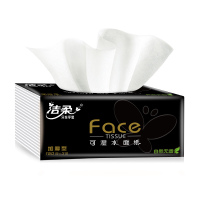 洁柔/C&S Face黑古龙水香软抽BR060-01 3层150抽*3包/提