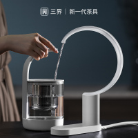 [青春版]三界茶具 新月创意台式桶装水上水器 家用电动抽水器吸水器家用饮水机自动压水器