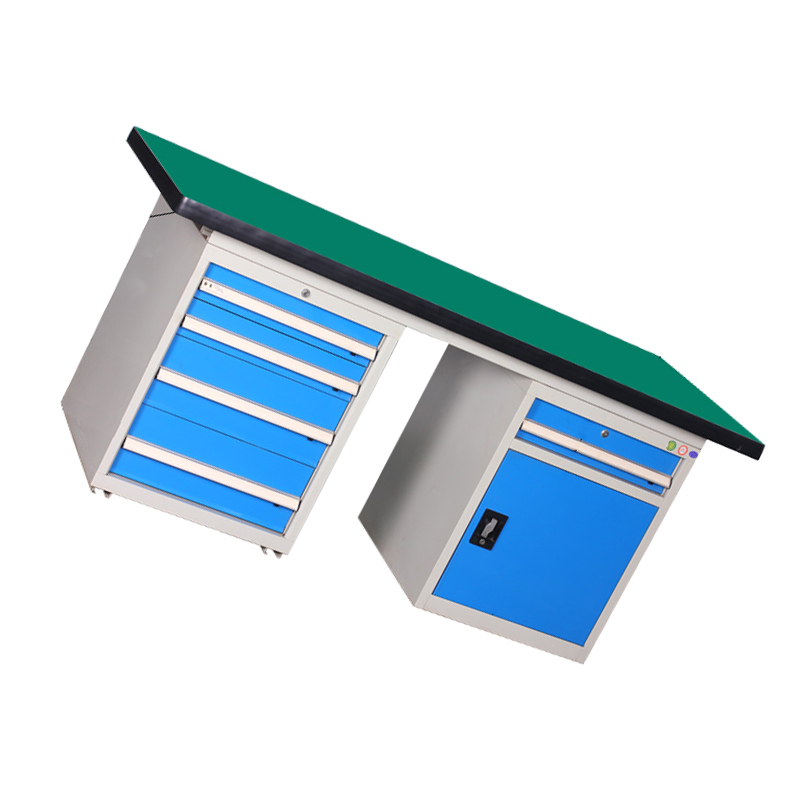 汐重型钳工操作台 工具桌150cm张高清大图