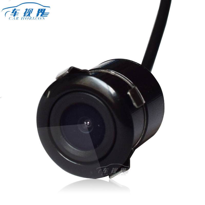 车载摄像头汽车高清CCD18.5MM开孔防水带标尺倒车影像