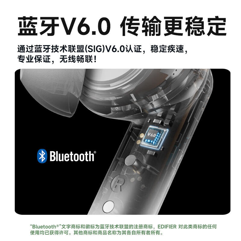 漫步者(EDIFIER)X2 EVO无线蓝牙耳机入耳式运动音乐通话降噪学生手机通用高清大图