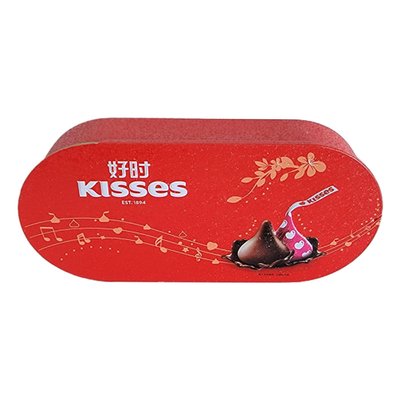 Hershey’s好时之吻牛奶巧克力4+2颗推拉铁盒结婚成品喜糖礼盒装高清大图