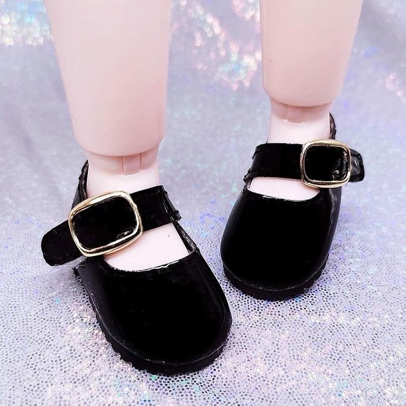 30厘米芭比娃娃帆布鞋平底鞋12寸6分bjd娃娃绑带帆布鞋换装鞋配件白色