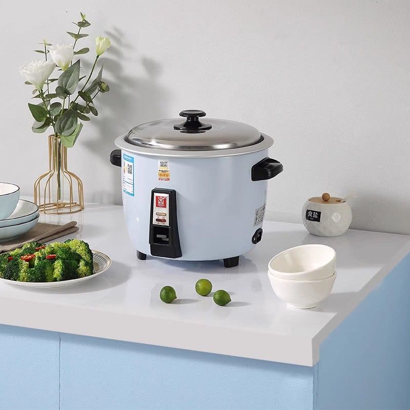 三角牌电饭锅家用老式电饭煲迷你小型1-2-3-4人5-6升蒸煮饭锅正品 蔚蓝6升图片